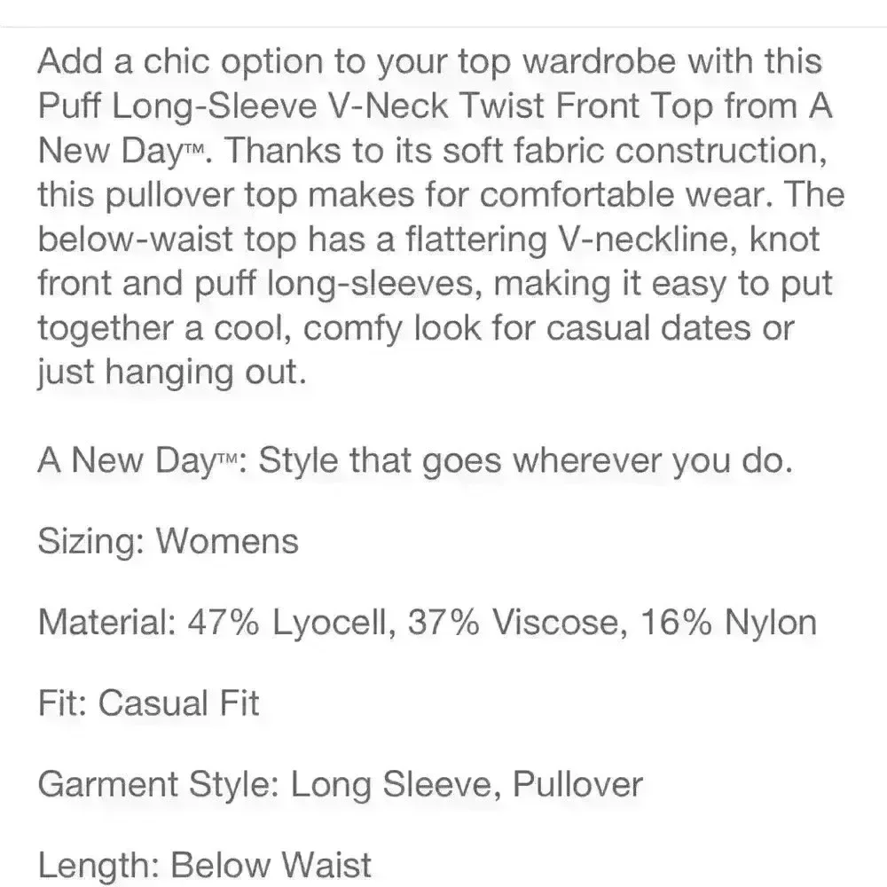 Trendy Women’s Puff Long Sleeve V-neck Top Green White Polka Dots w cutouts Sz M - Picture 6 of 8